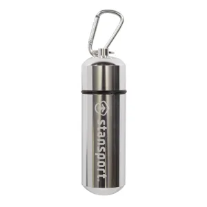 Aluminum Container Capsule-Xl-Blue, Green And Silver Asst