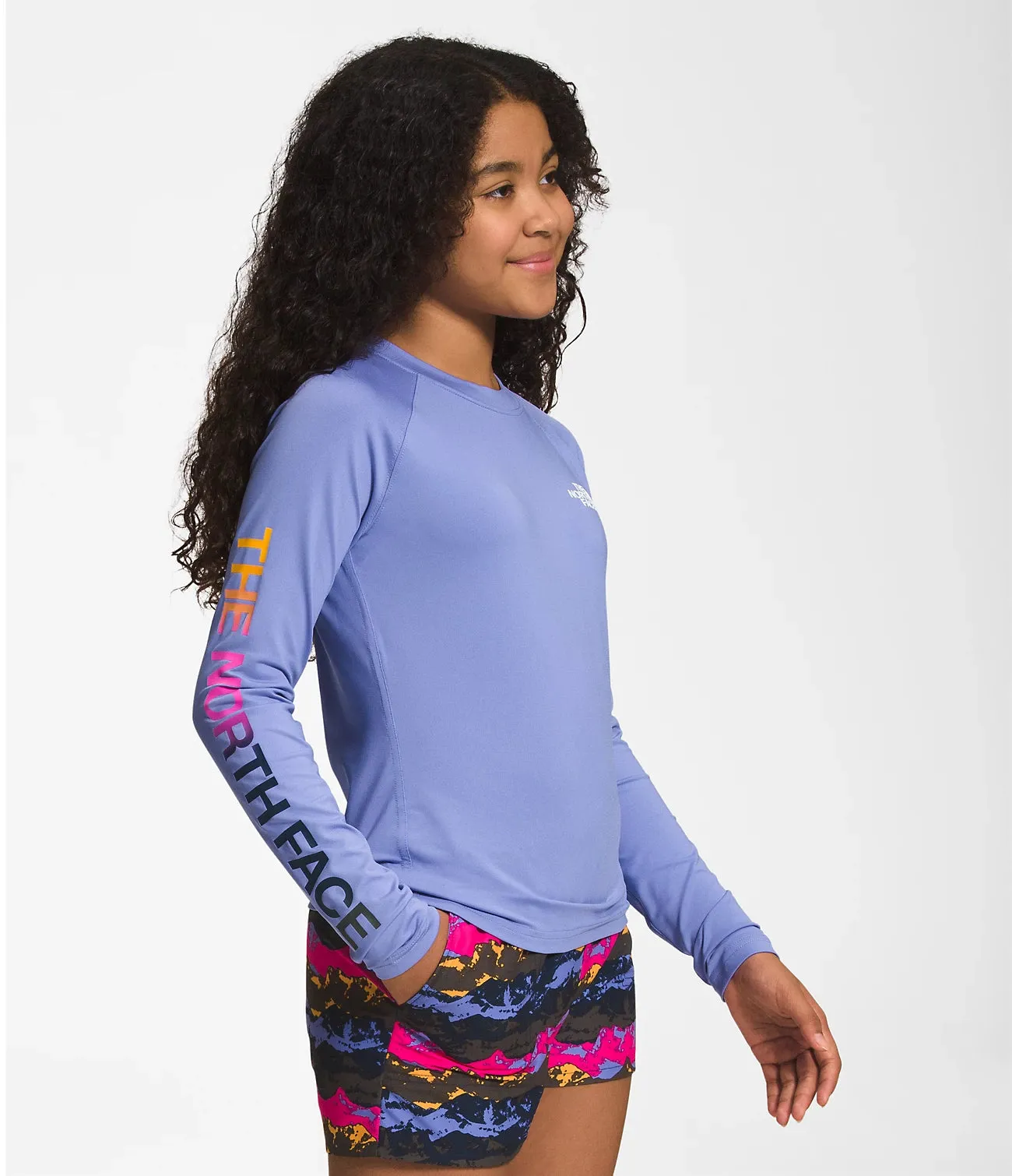Amphibious Long-Sleeve Sun Tee (Girls') - NF0A81XE - Past Season
