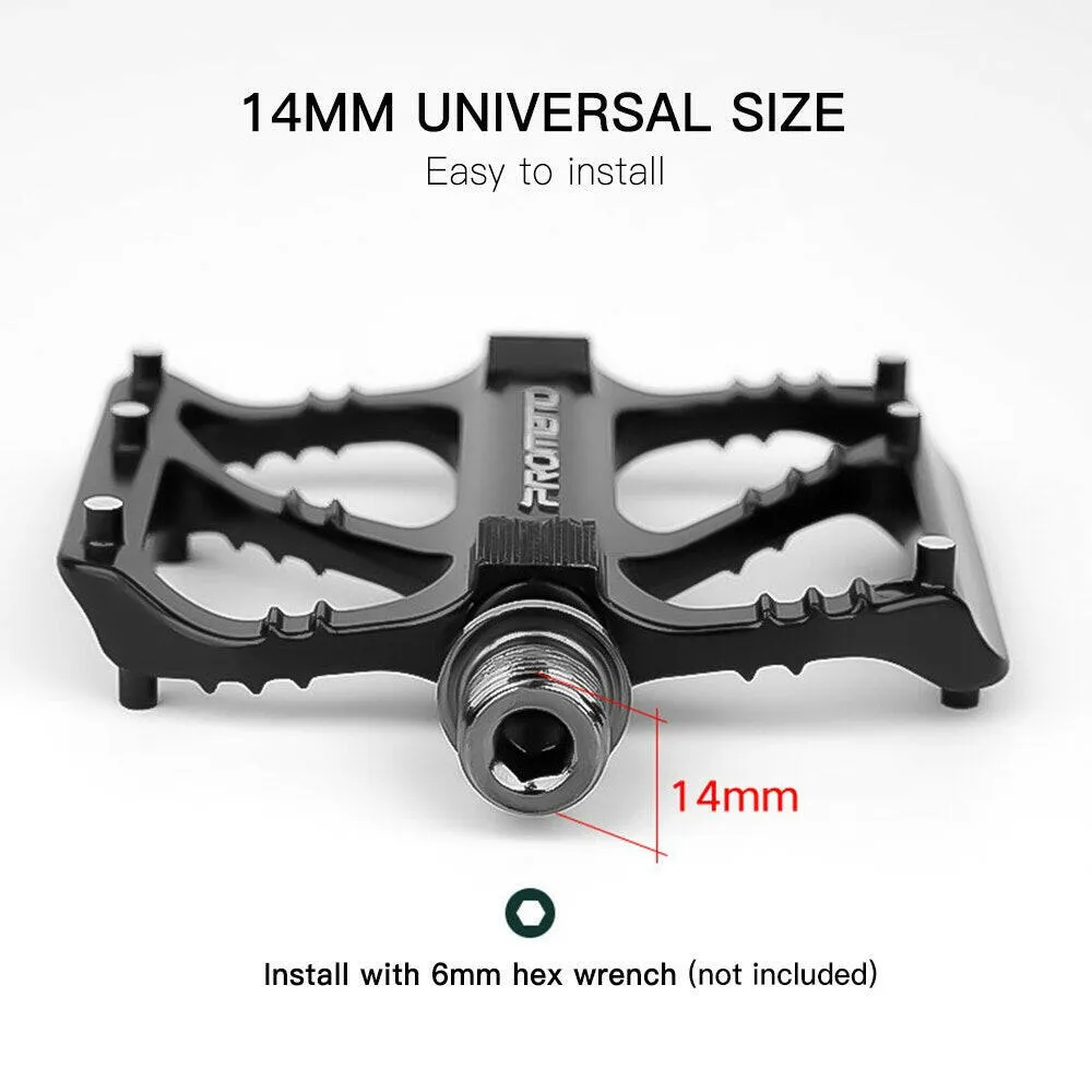 Bike Pedals Aluminum Alloy Bicycle Pedals Lightweight Non-slip Platform for Road Bicycle City Bicycle Folding Bike