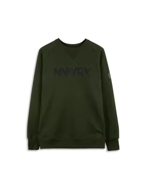 Cycling Sweatshirt (Reflective) - Olive Green