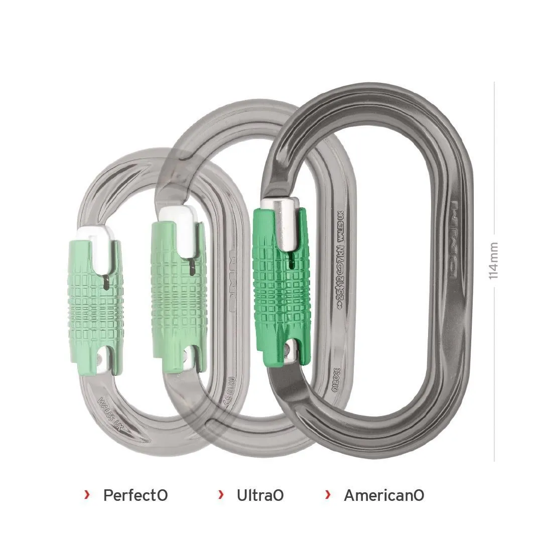 DMM AmericanO Locksafe ANSI Carabiner