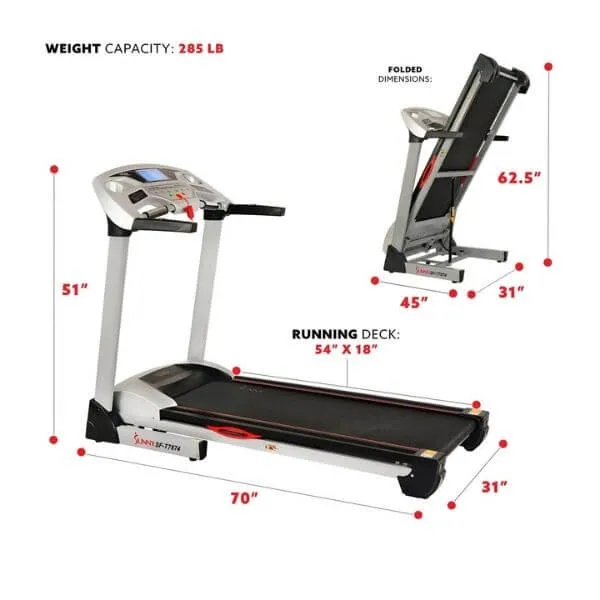 High Performance Treadmill with 15 Auto Incline Levels and Body Fat Function