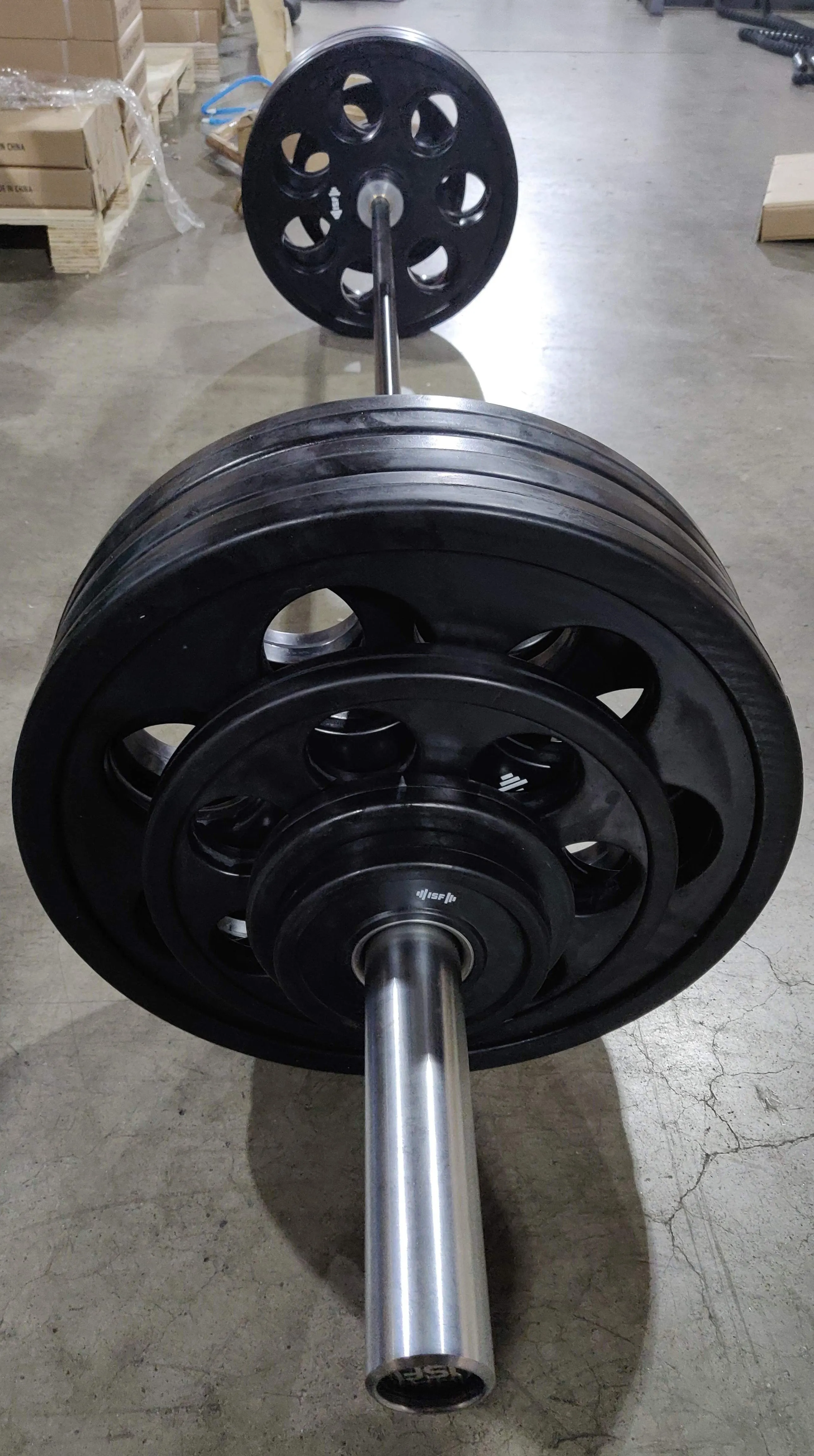 ISF Rubber Holed Olympic 2" Weight Plates Revolver