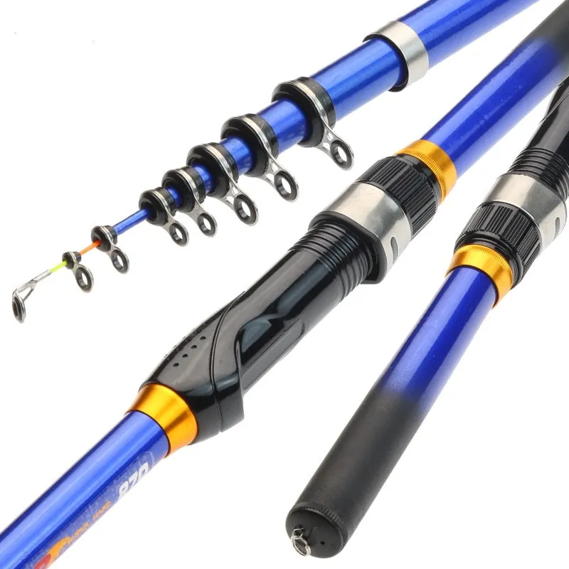 JOSBY Telescopic Rock Fishing Spinning Rod