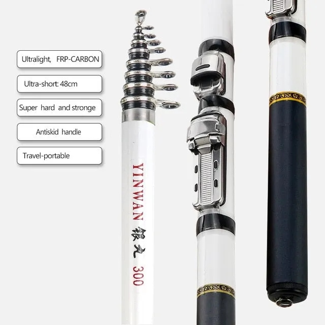 JOSBY Telescopic Rock Fishing Spinning Rod