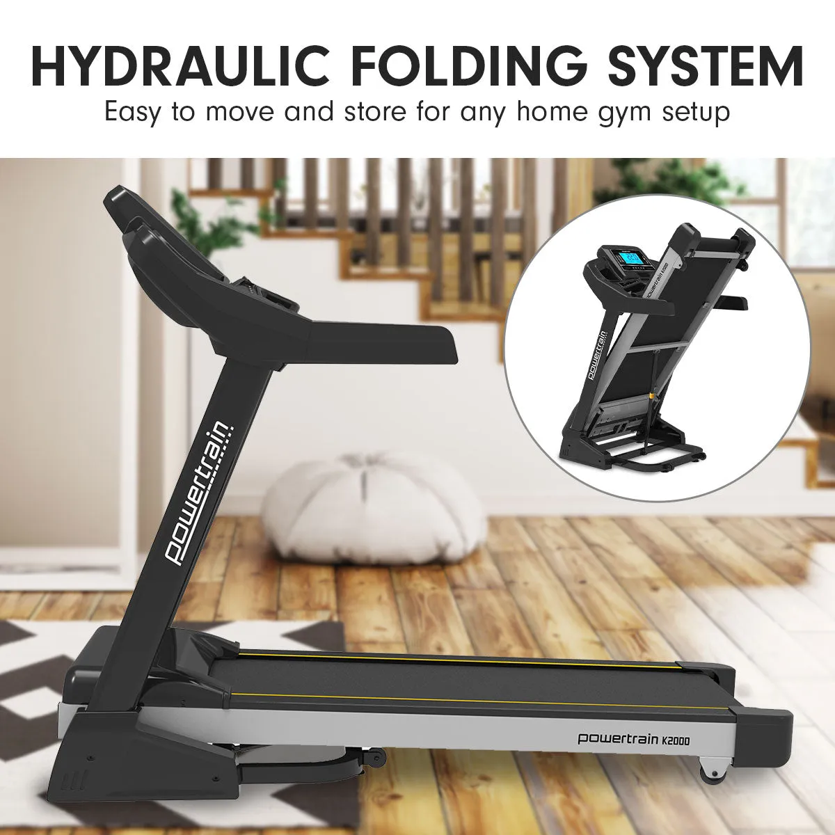 Powertrain K2000 Folding Treadmill