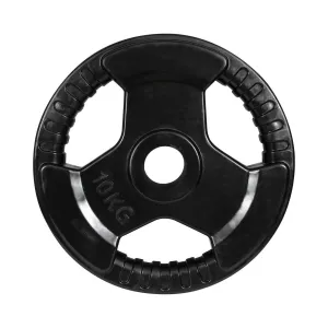 Prokick 3 Cut Finger Grip Color Gym Plate Black