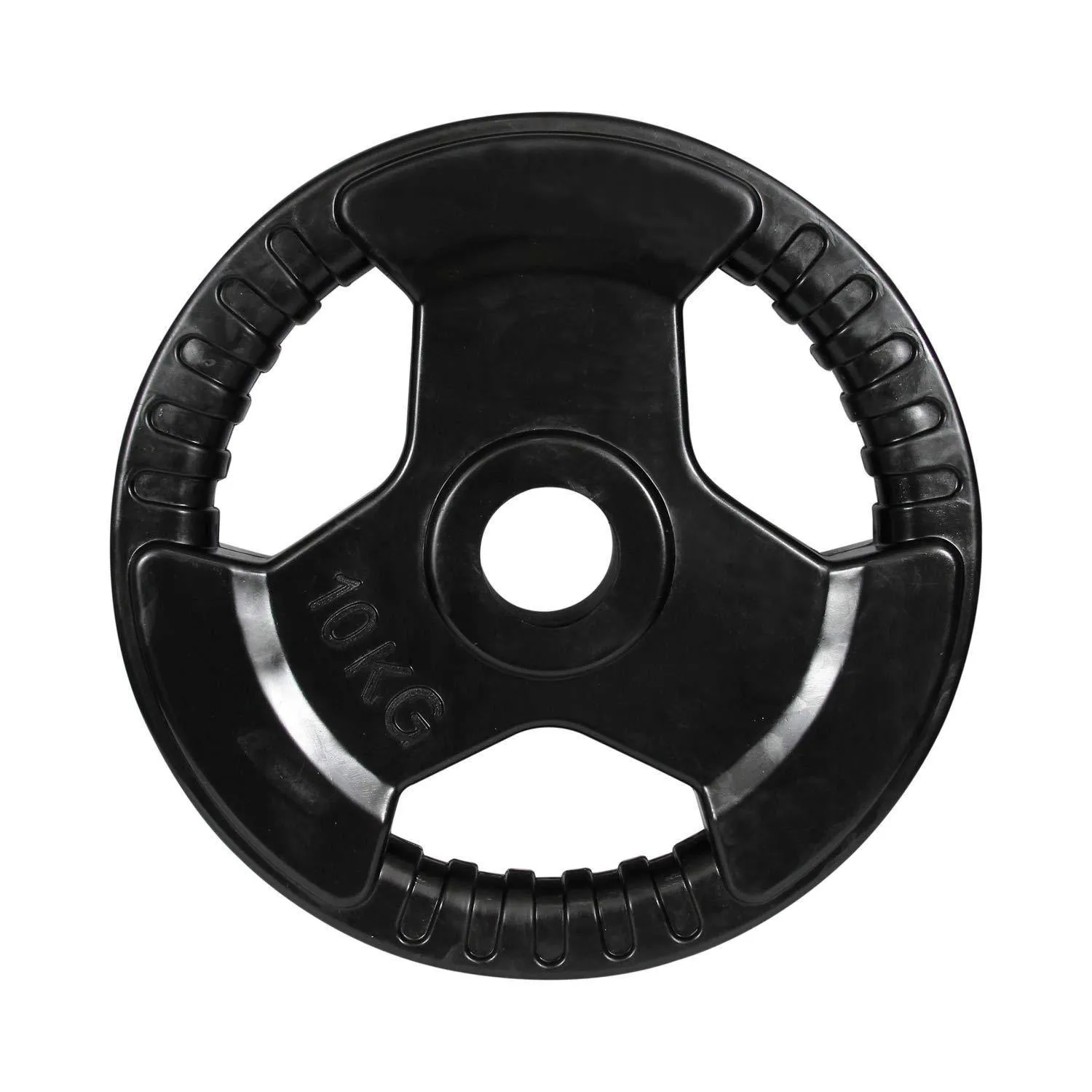 Prokick 3 Cut Finger Grip Color Gym Plate Black