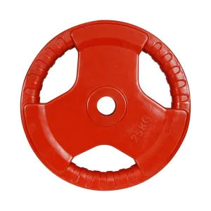 Prokick 3 Cut Finger Grip Color Gym Plate Red