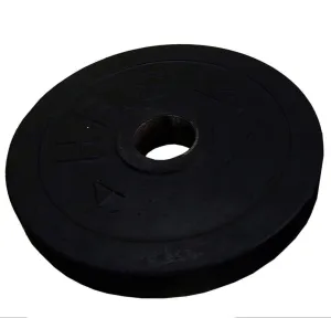 Prokick Rubber Weight Plate with Metal Bush 50 MM Bore, Black (Single)
