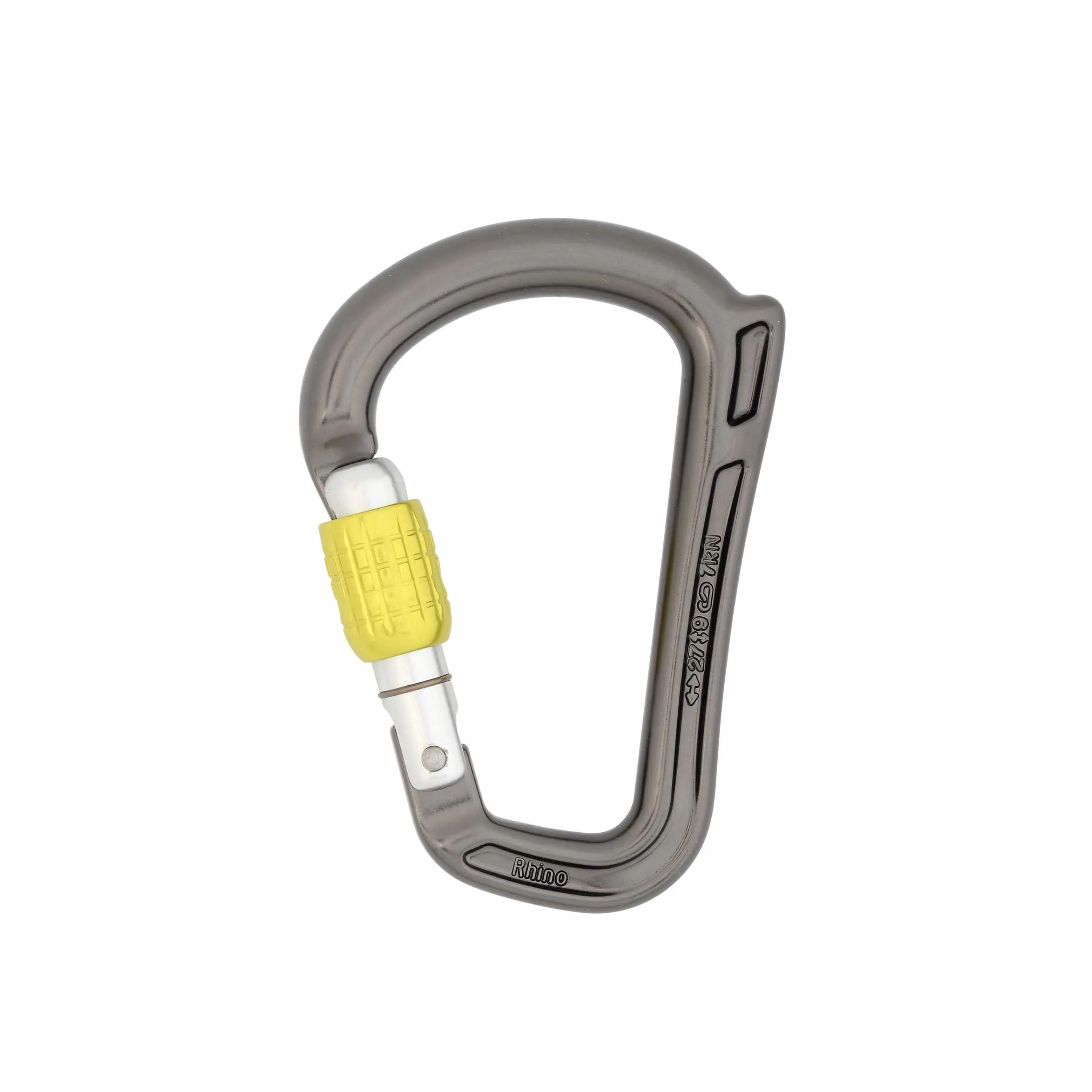 Rhino Screw Gate HMS Carabiner - Climbing Hardware