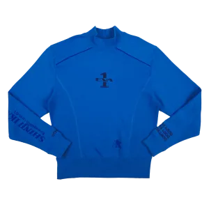 Shinji Ikari Blue Mock Neck Sweatshirt
