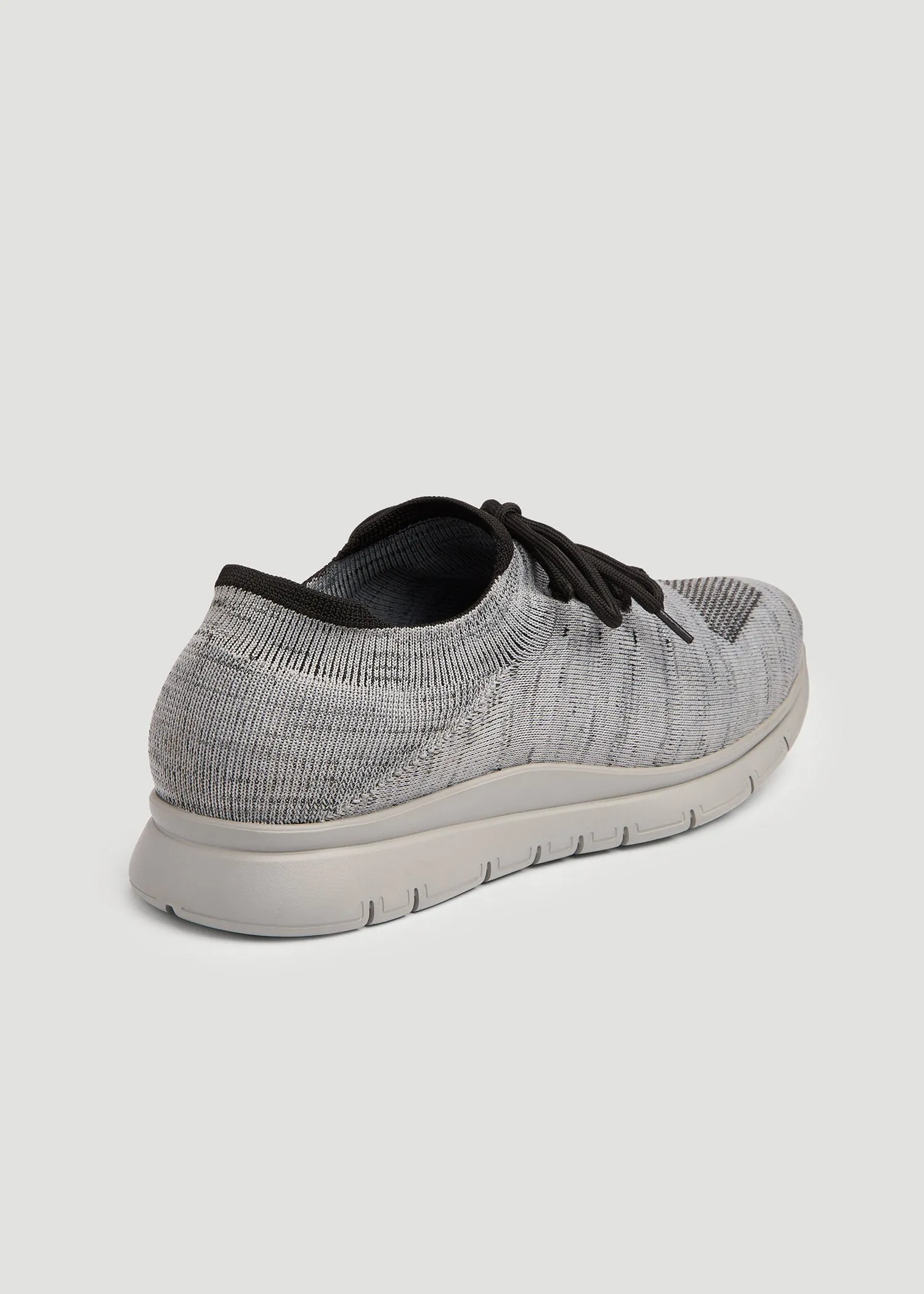 Tall Men's Knit Running Shoes in Grey Mix