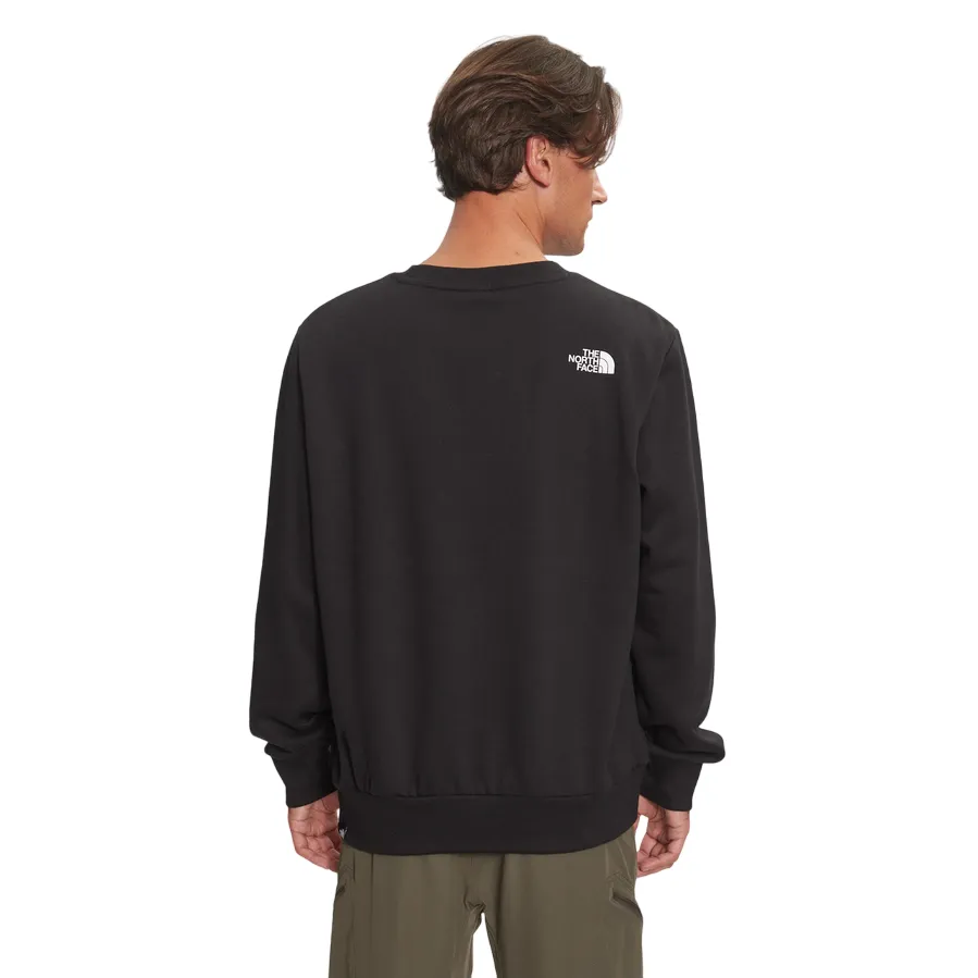 The North Face felpa girocollo da uomo Simple Dome crew NF0A89FBJK3 nero
