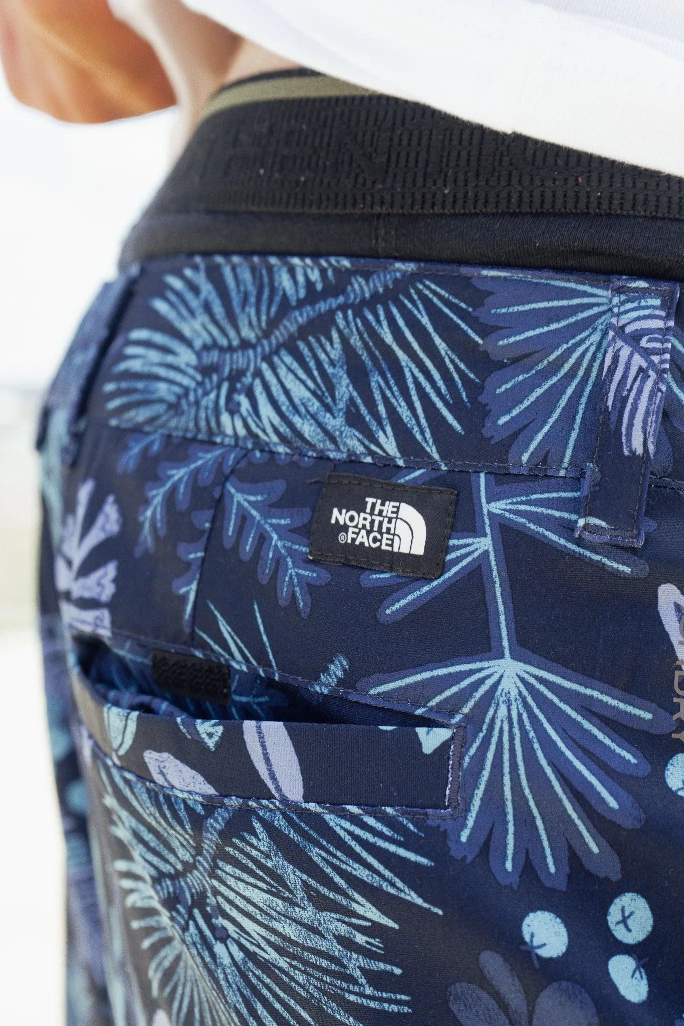 The North Face Men's Blue Flower Print Shorts