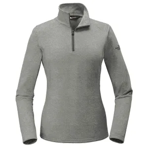 The North Face Women's Asphalt Grey Heather Tech 1/4-Zip Fleece