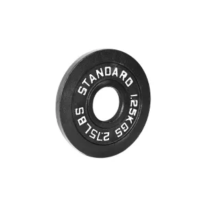 TITANIUM USA 1.25KG CAST IRON OLYMPIC WEIGHT PLATE