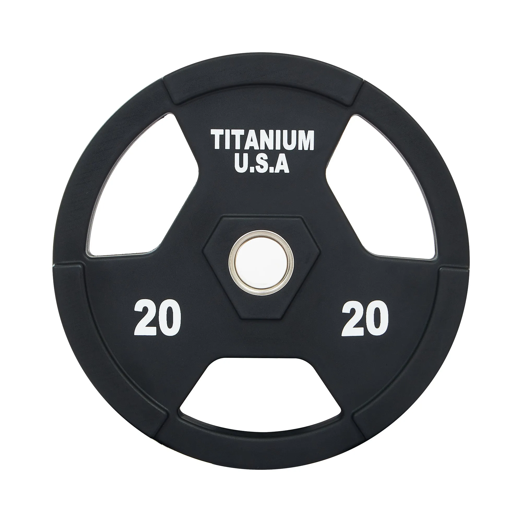 TITANIUM USA 20KG PU POLYURETHANE WEIGHT PLATE