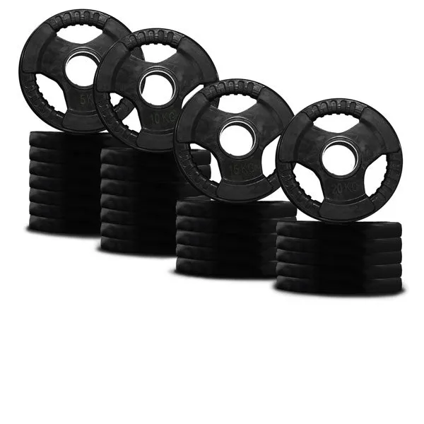 TITANIUM USA 330KG RUBBER COATED WEIGHT PLATE PACKAGE