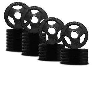 TITANIUM USA 330KG RUBBER COATED WEIGHT PLATE PACKAGE