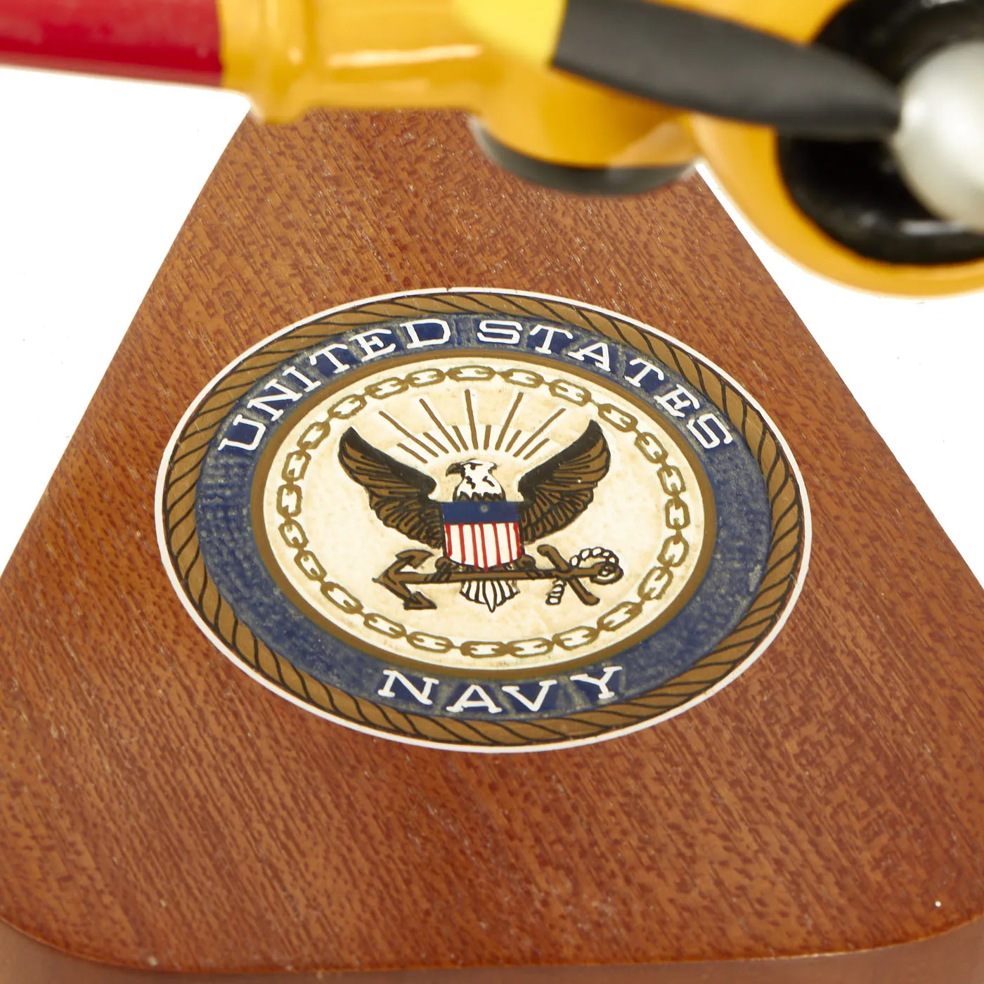 U.S. WWII Handcrafted Wood Aircraft Models of Japanese ZERO and T-6 Texan - 2 Items