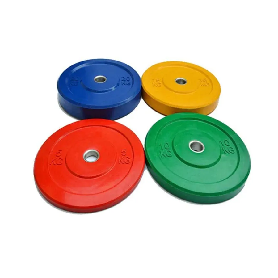 Warrior Olympic Color Bumper Plate Set (230lbs)
